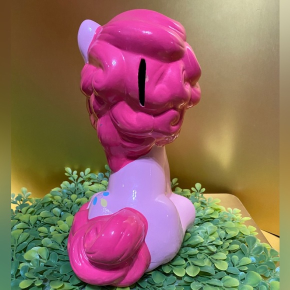 MY LITTLE PONY VTG 2014 PINKIE PIE PONY COLLECTIBLE CERAMIC COIN BANK 9.5” - Picture 9 of 15